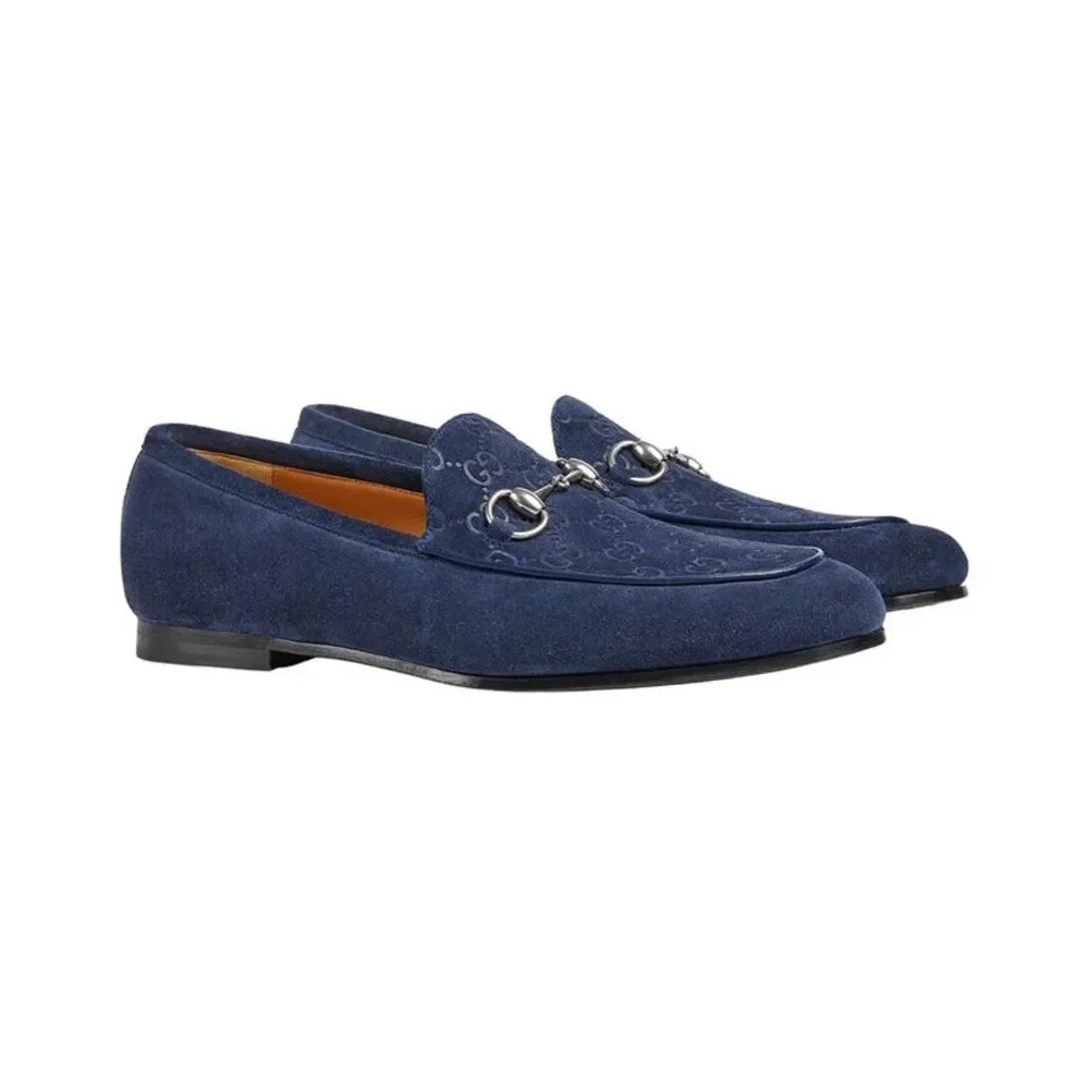 Gucci Suede Loafer, Blue